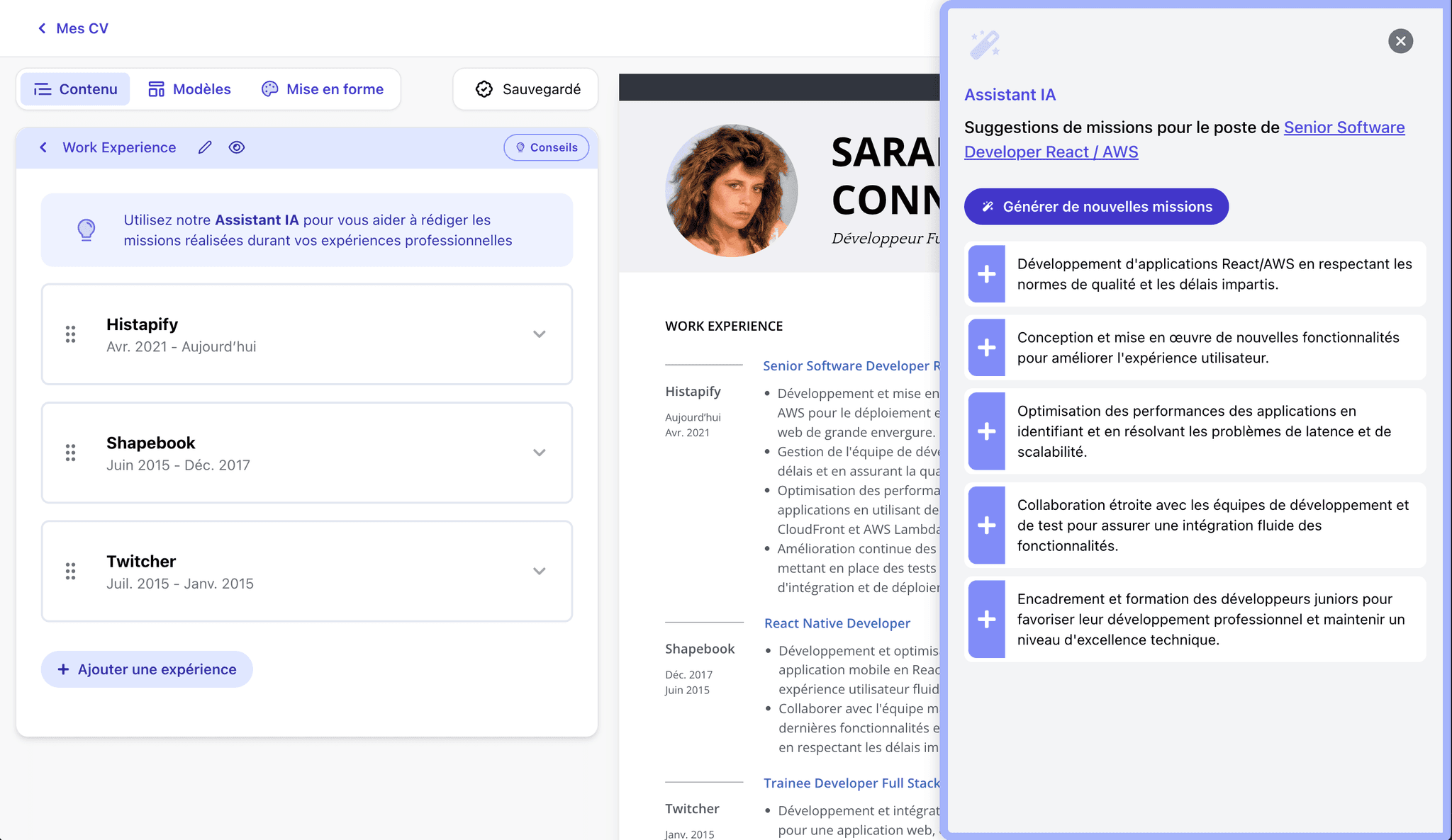 resume builder